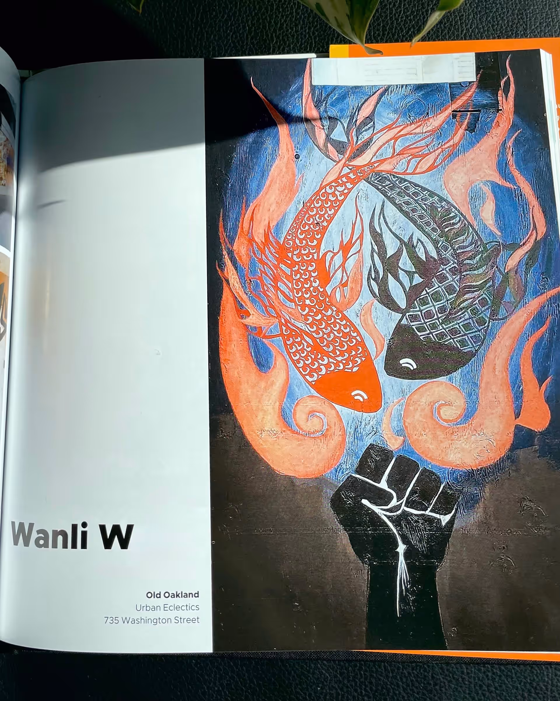 BLM Mural detail 3, Oakland 2020 — public artwork by Wanli Wang